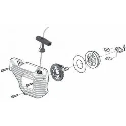 Lanceur Complet Tronçonneuse Alpina