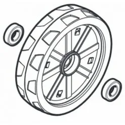 Roue Avant Tondeuse Alpina