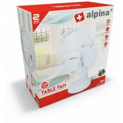 Ventilateur De Table Alpina 3 Vitesses Blanc -ALPINA Soldes Magasin 57786090 4