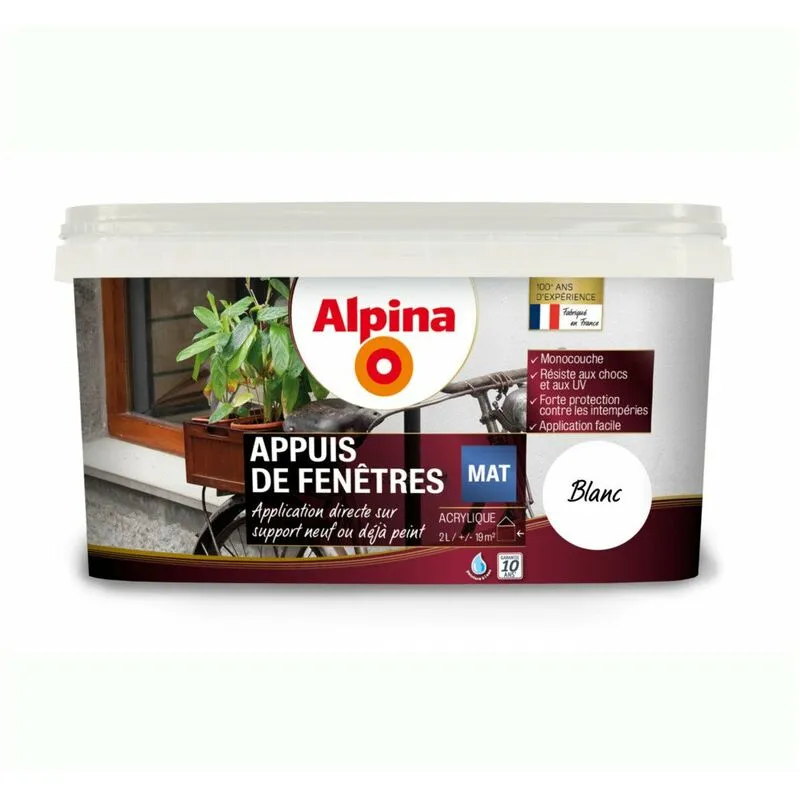 Alpina Appui De Fenêtre 2L 1 Alpina Appui De Fenêtre 2L