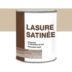 ALPINA Lasure Bois Extérieure/intérieure Satinée En Phase Aqueuse 1L