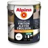 Alpina Peinture Alkyde En Emulsion Bois & Multisupports - Intérieur & Extérieur - Satin - 2,5L | Finition: Satinée - Couleur: Blanc - Blanc